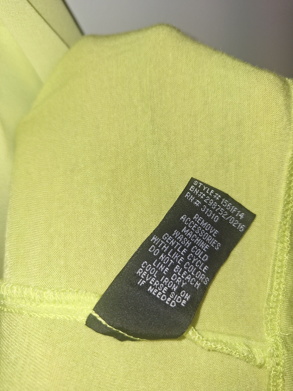Bwear Women's Neon Lime V-Neck Sleeveless Top - Picture 5 of 6